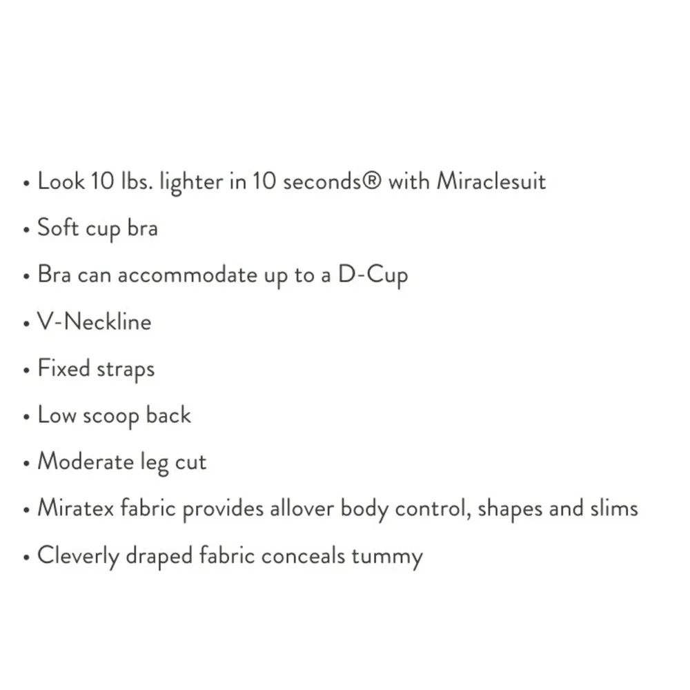 Miraclesuit this slimming